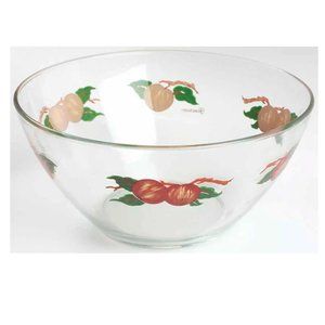 FRANCISCAN Apple Pattern 9” GLASSWARE SALAD BOWL